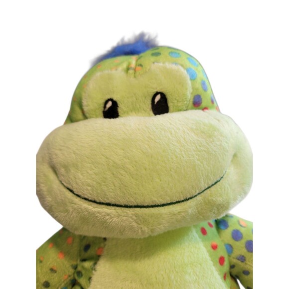 2011 Build-A-Bear Colors Of Friendship Green Rainbow Spots Speckled Friend 15" - Picture 2 of 10
